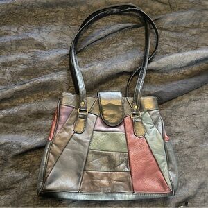 Vintage inspired faux leather purse